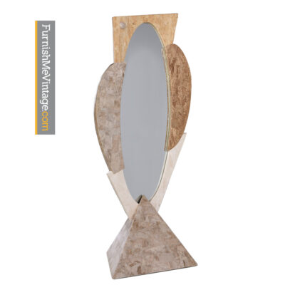 marquis collection,hollywood regency,tessellated stone,mirror,modern