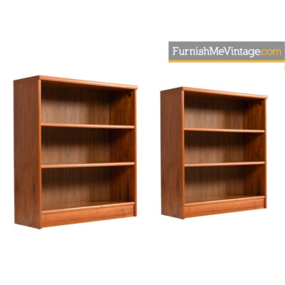 Vintage Danish Teak Bookcases