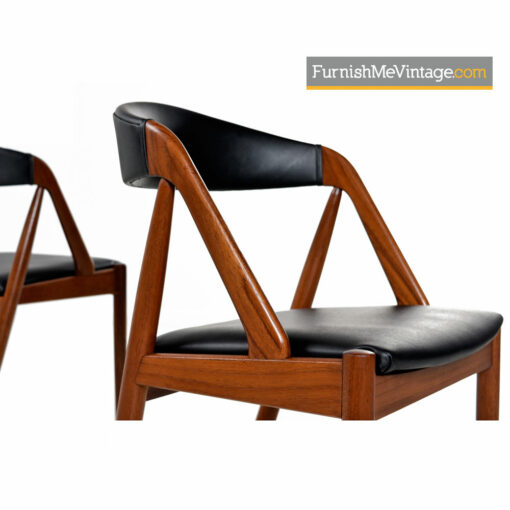 Kai Kristiansen Danish Teak Chairs Model #31 Set of Eight