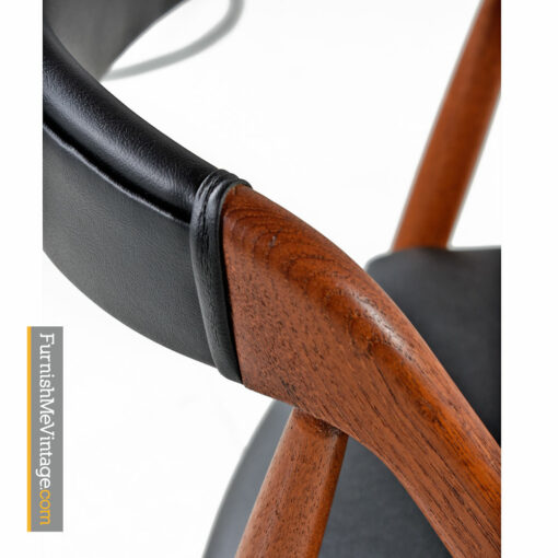 Kai Kristiansen Danish Teak Chairs Model #31 Set of Eight