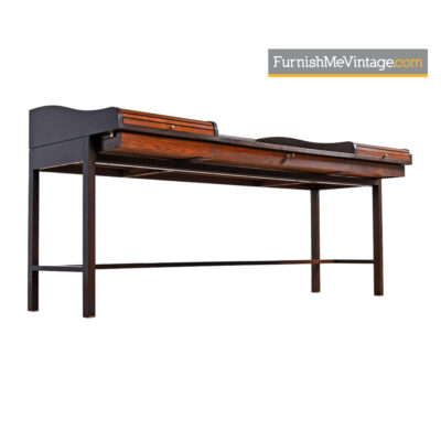 Edward Wormley for Dunbar Rosewood Roll-Top Executive Desk