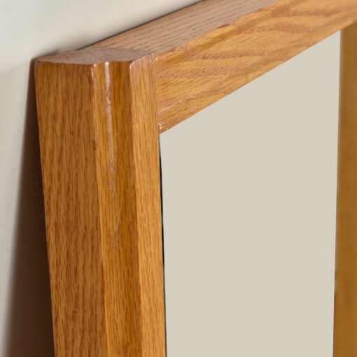 Vintage Maple Burl Walnut Rosewood and Oak Brutalist Mirror