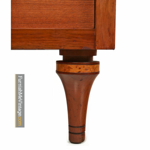 Burl Inlay Walnut Dresser Credenza by Daniel Jones Inc.