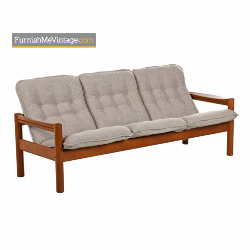 Solid Teak Sofa by Domino Mobler - Scandinavian Modern