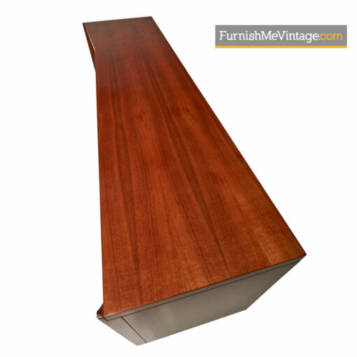 Burl Inlay Walnut Dresser Credenza by Daniel Jones Inc.