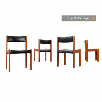 Farso Teak Dining Chairs - Vintage Danish Modern