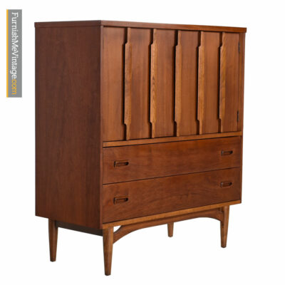 Kroehler Dresser - Danish Moder Walnut Gentlemans Chest