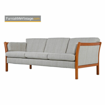 Stouby Sofa 3-Seater Couch - Danish Modern Teak
