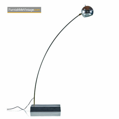 Chrome Arc Lamp - Mid Century Modern Floor Lamp