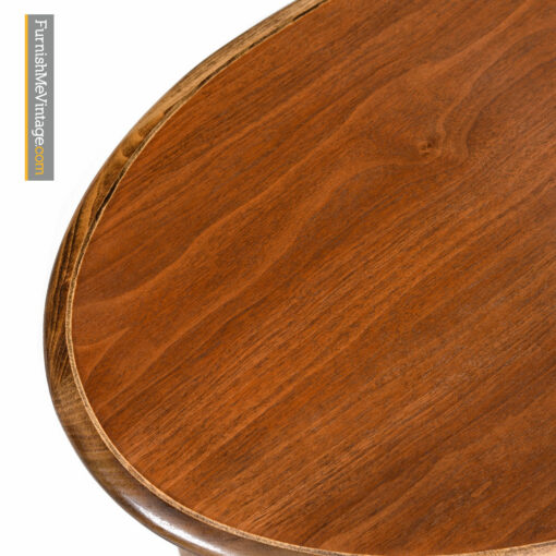 Amoeba Coffee Table - Solid Oak Walnut Boomerang Freefrom Design