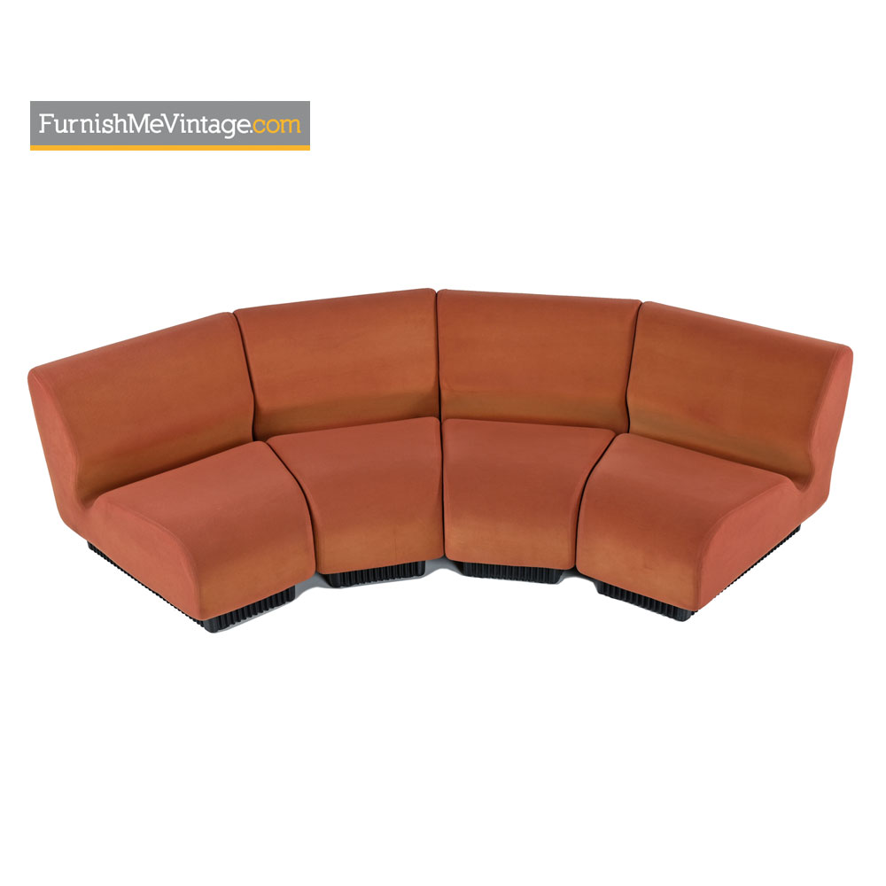 Don Chadwick Modular Curved Sectional Sofa Couch For Herman Miller