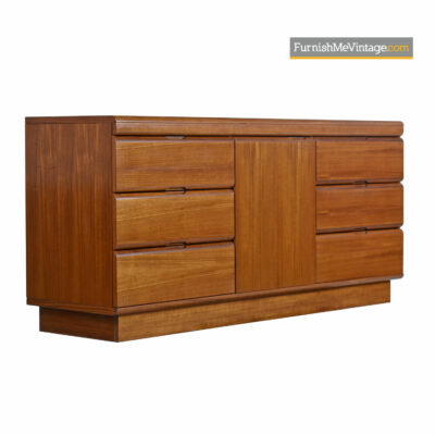 Danish Modern Dresser Credenza by Sun Cabinet