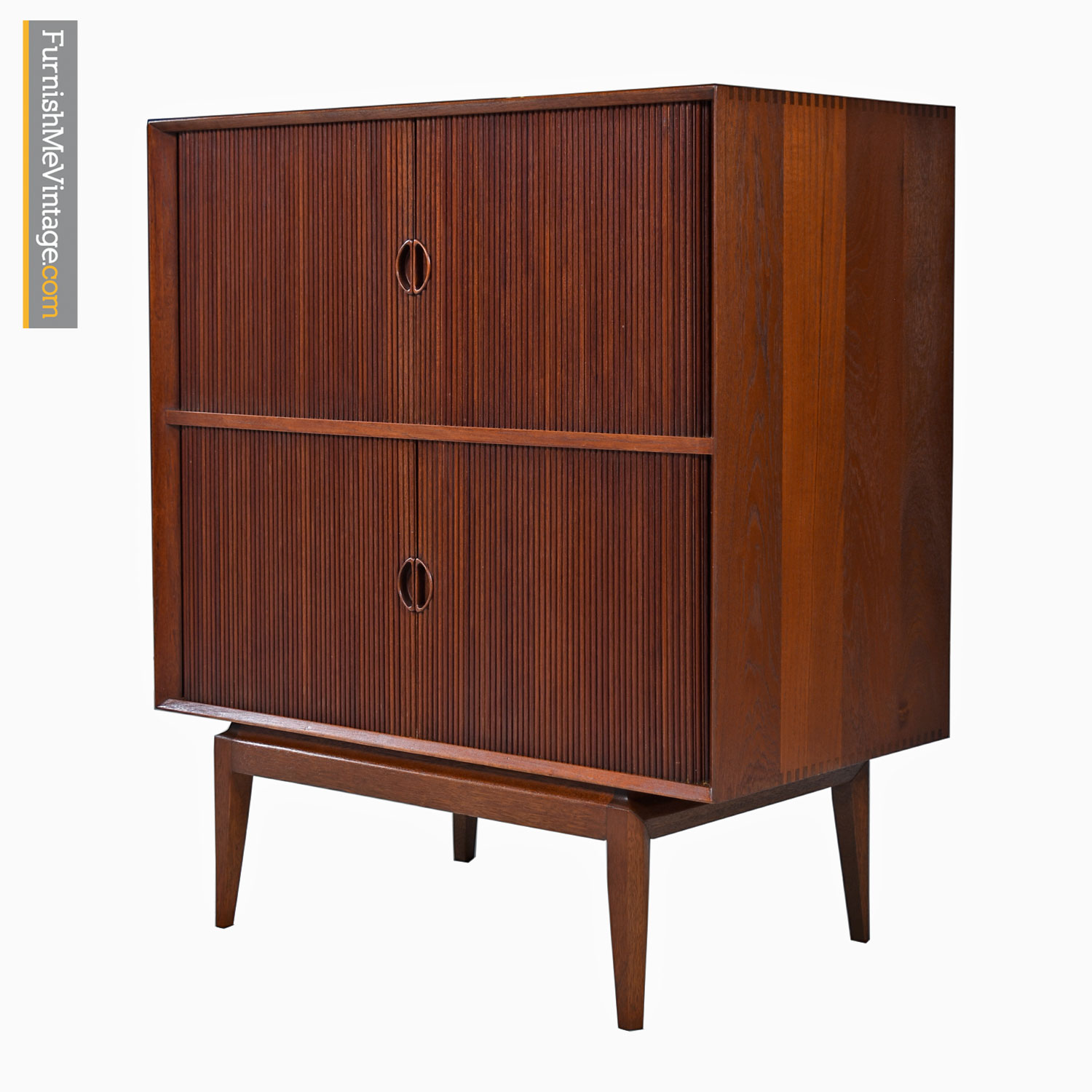 Orla Molgaard Nielsen & Peter Hvidt Solid Teak Tambour