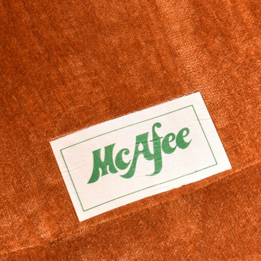 McAfee chair label