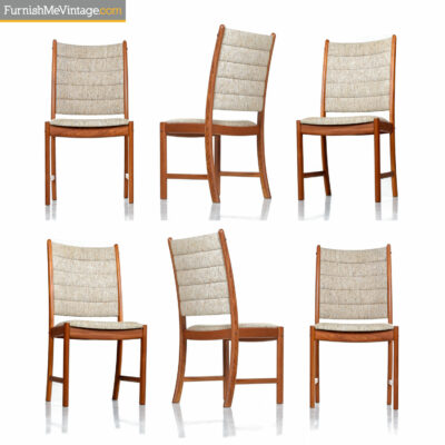 Johannes Andersen Teak Dining Chairs 7171 for Uldum Møbelfabrik