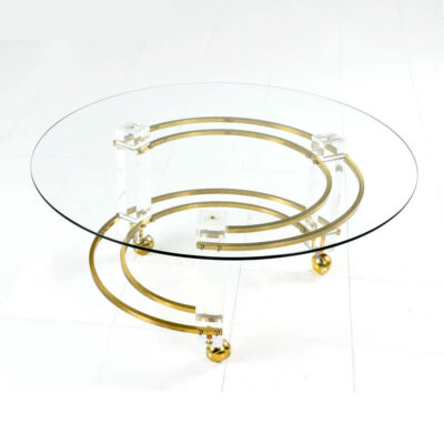 charles hollis jones circular coffee table