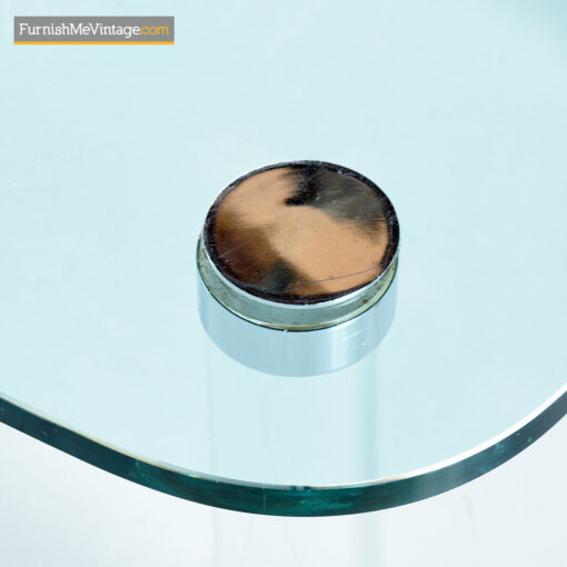 Pace Collection Lucite Coffee Table by Leon Rosen - Glass And Chrome