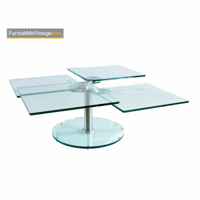 Orbiting Glass Coffee Table - Contemporary Modern