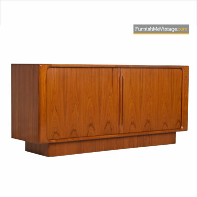 Tambour Credenza - Bernhard Pedersen Danish Modern Media Cabinet