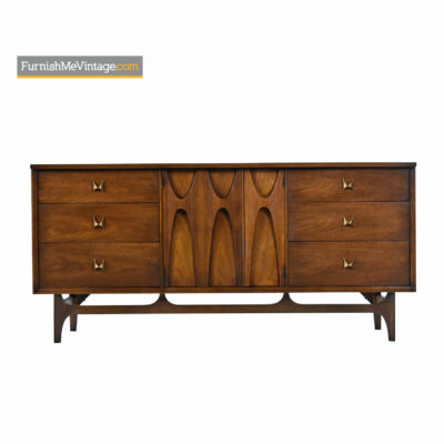 Refinished Mid Century Broyhill Brasilia Triple Dresser