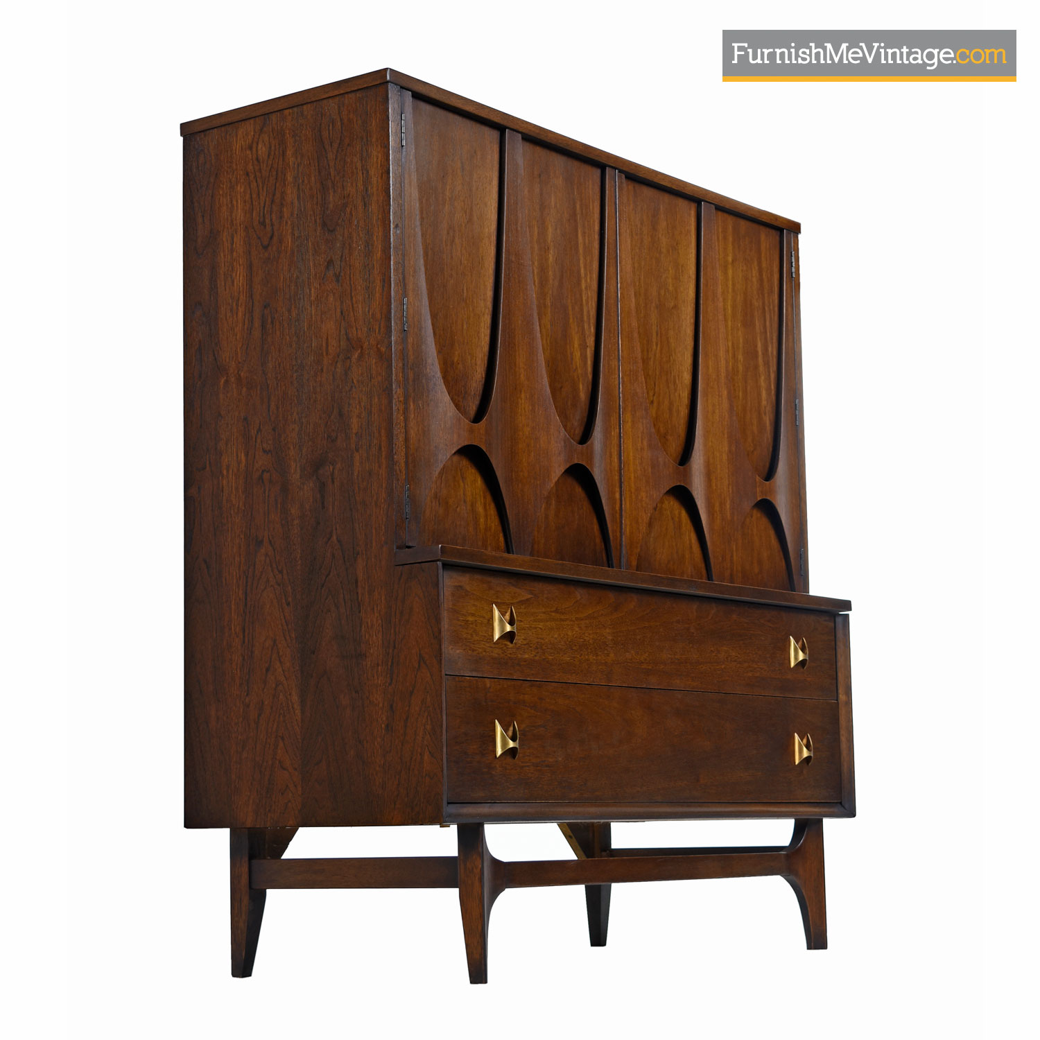 Brasilia Gentlemans Dresser Chest By Oscar Niemeyer For Broyhill