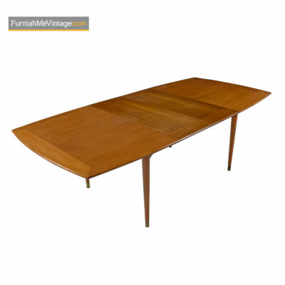 John Keal Dining Table in Mahogany by Brown Saltman - Circa 1950's