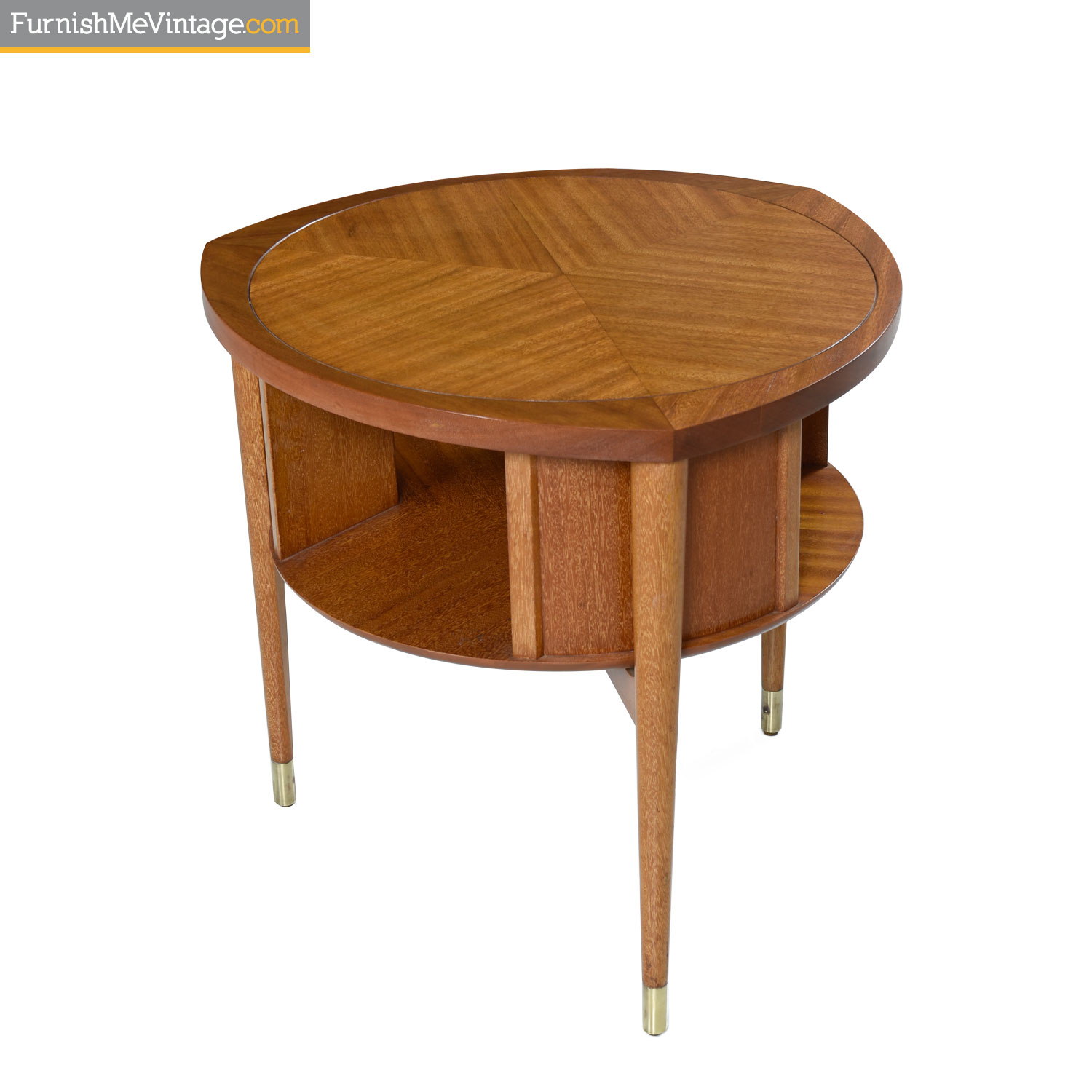 John Keal Drum Table for BrownSaltman in Mahogany