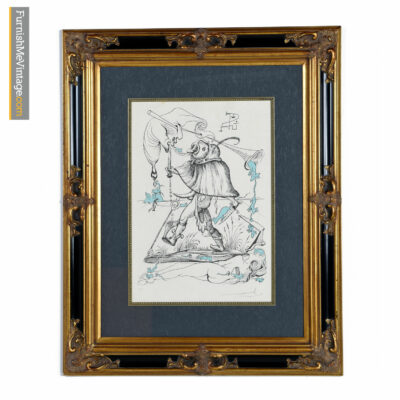 Salvador Dali signed lithograph
