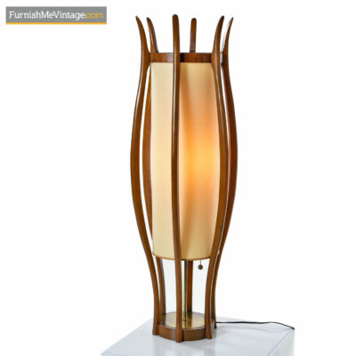 modeline sculpted walnut table amp
