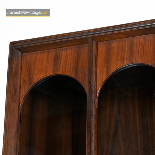 rosewood china cabinet arches