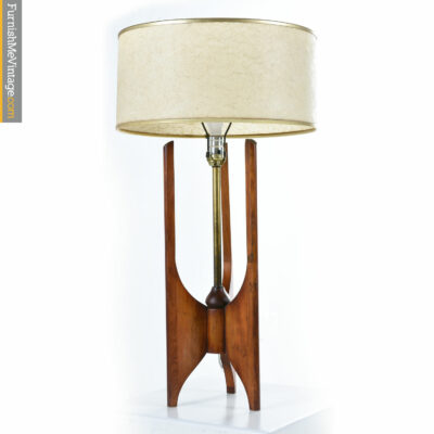 walnut modeline danish lamp