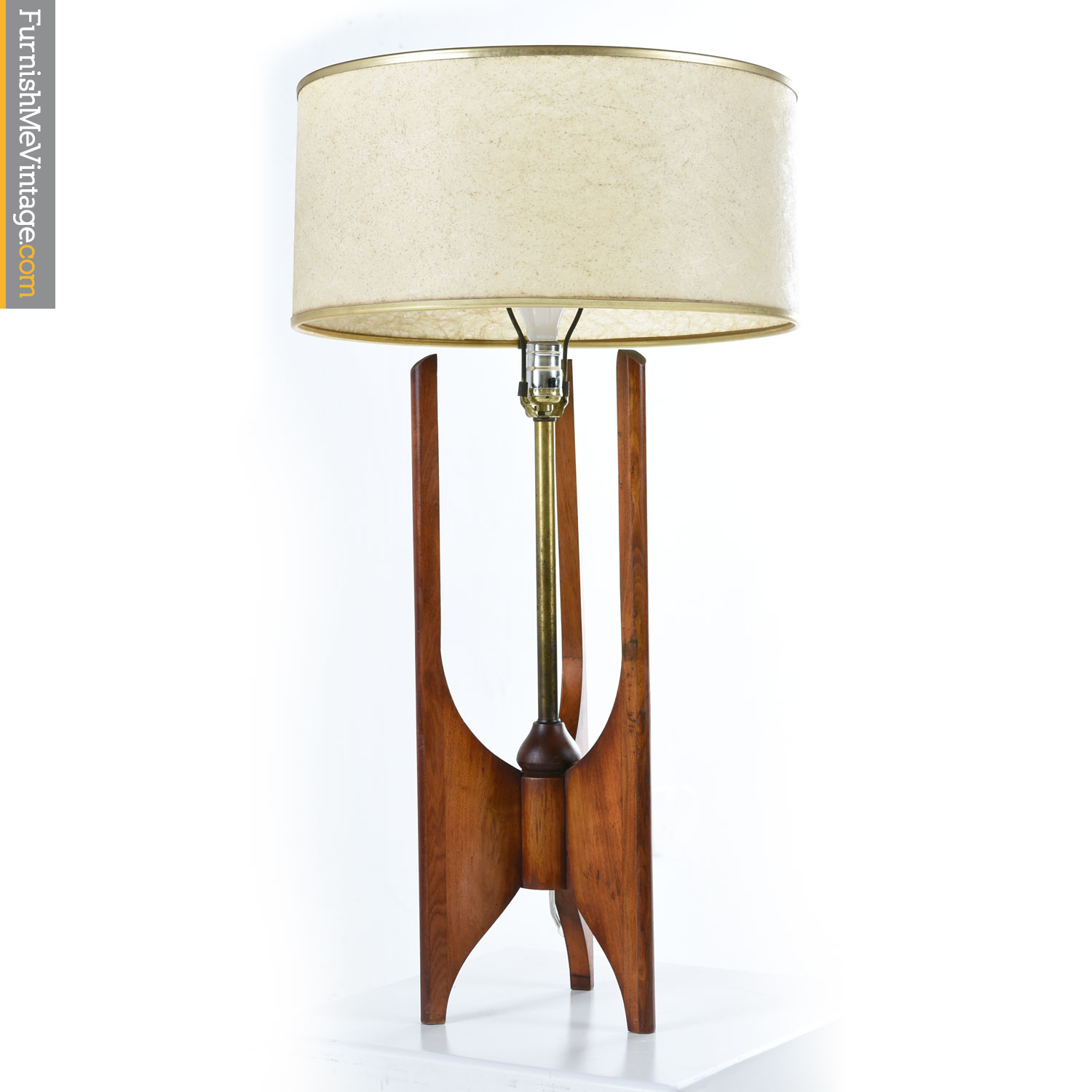 danish teak lamp