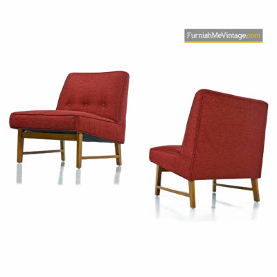 Pair of Edward Wormley for Dunbar chairs