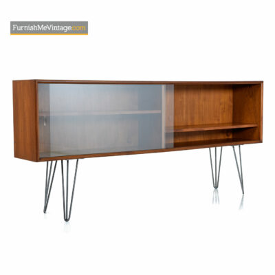 vintage danish teak bookcase