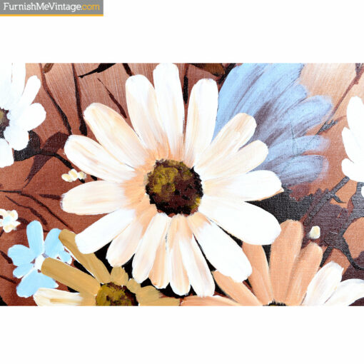 welch blue white flower painting