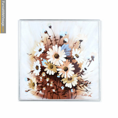 welch vintage flower still life painting