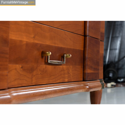 brass bullet shape dresser-handle