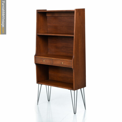broyhill brasilia bookcase hairpin legs