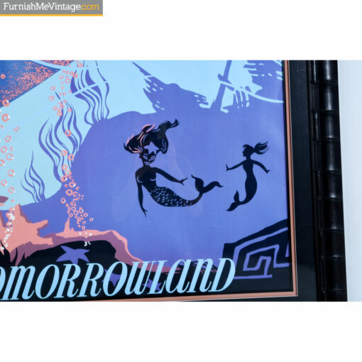 disney tomorrowland framed poster