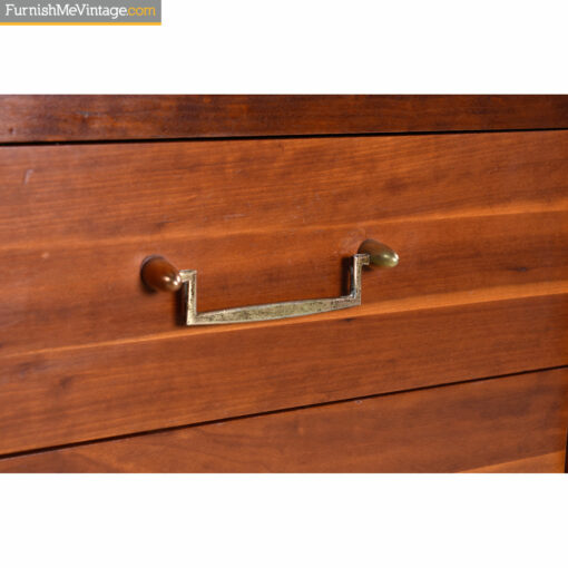 vintage brass dresser handle