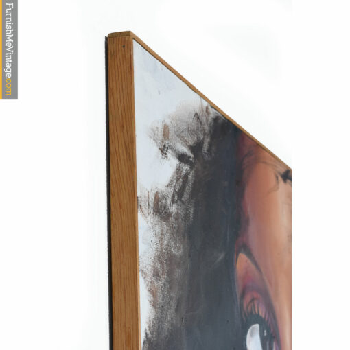Cher Painting in Black Top by Freda Hunt