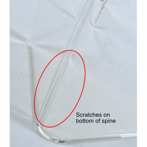 Scratches on acrylic