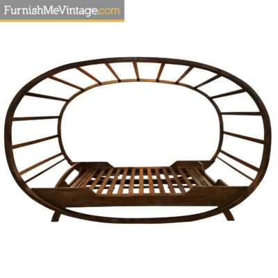 solid teak bed