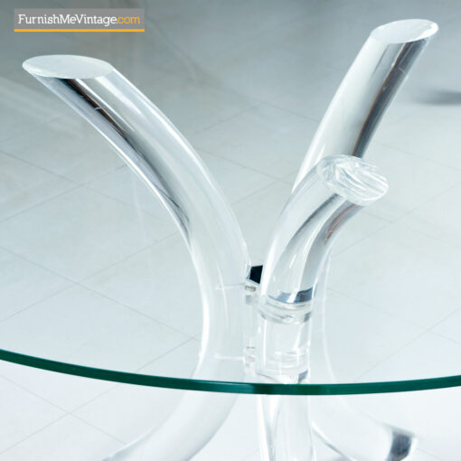 lucite dining table hollis jones
