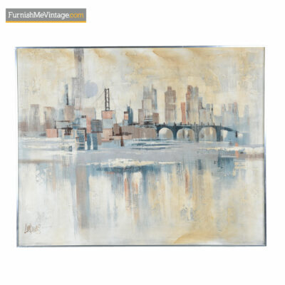 modern cityscape painting lee reynolds