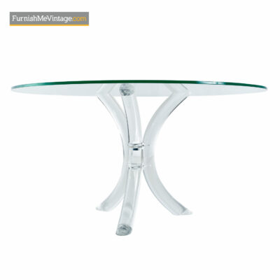 modern lucite dining table