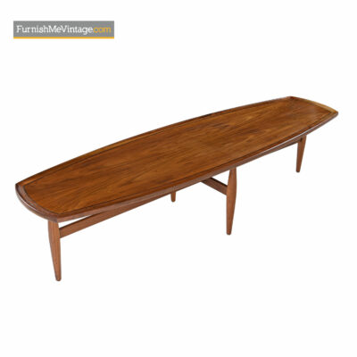 modern walnut coffee table drexel