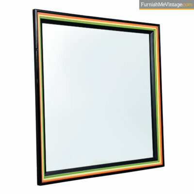 rainbow retro mirror