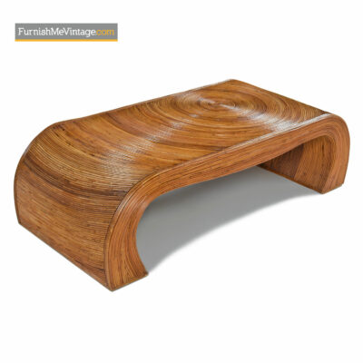 rattan coffee table