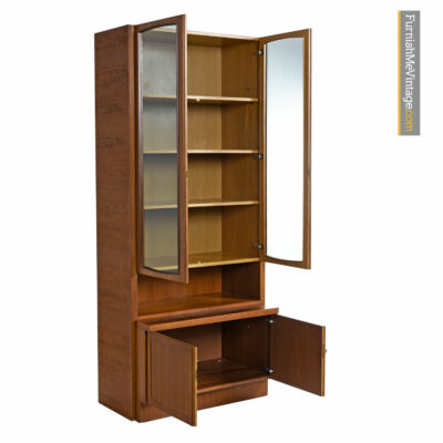 scandinavian modern teak hutch